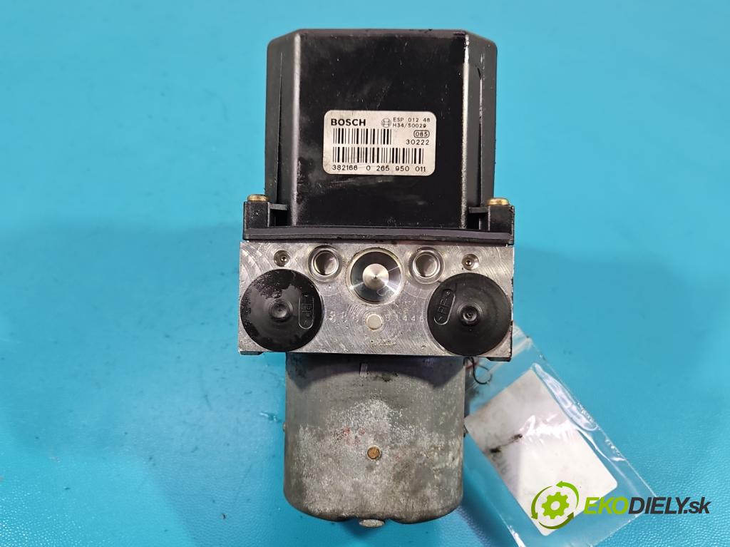 Audi A4 B6 2000-2004 1.6 8V 102 hp manual 75 kW 1595 cm3 4- čerpadlo abs 0265950011 (Pumpa ABS)