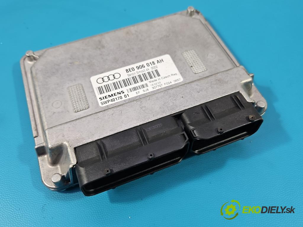 Audi A4 B6 2000-2004 1.6 8V 102 hp manual 75 kW 1595 cm3 4- řídící jednotka motoru 8E0906018AH