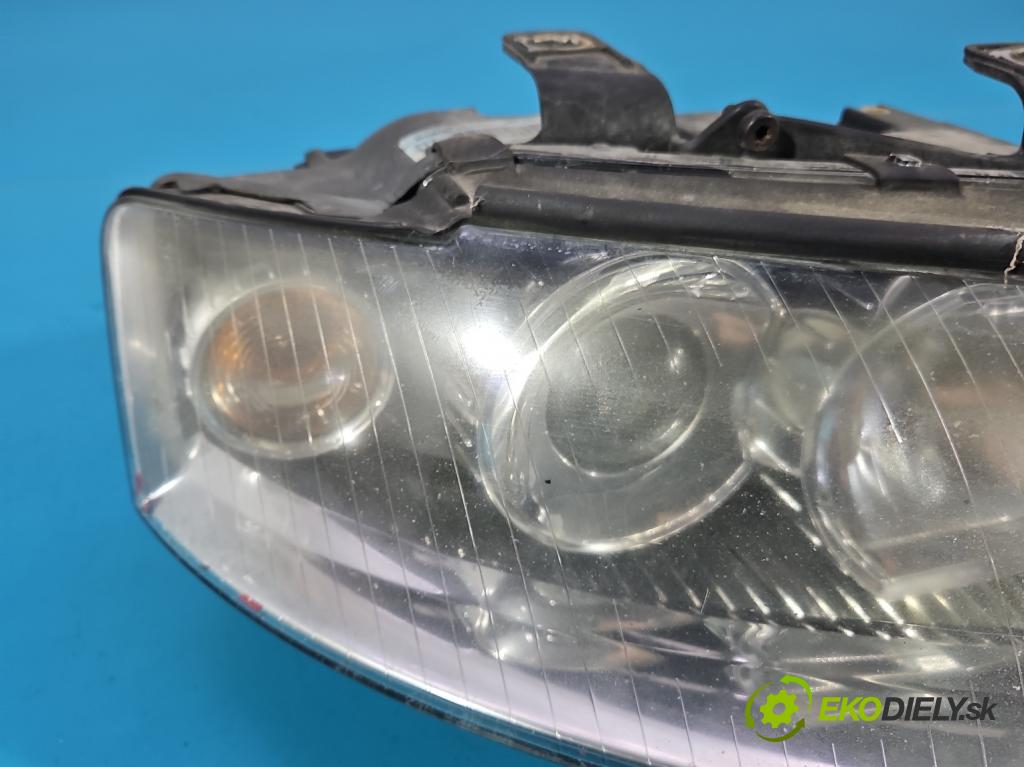 Audi A4 B6 2000-2004 1.6 8V 102 HP manual 75 kW 1595 cm3 4- Reflektor: pravý 8E0941004F (Svetlo predné pravé)
