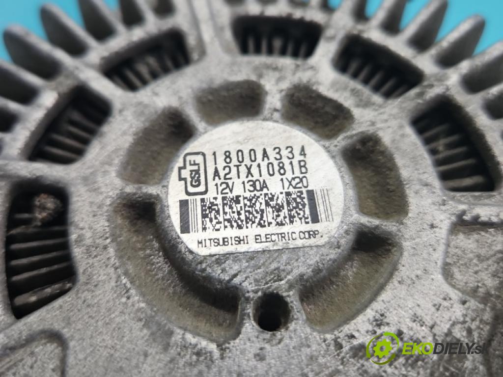 Mitsubishi Outlander II 2006-2013 2.2 DI-D 4N14 177 HP manual 130 kW 2268 cm3 5- Alternator 1800A334 (Alternátor)