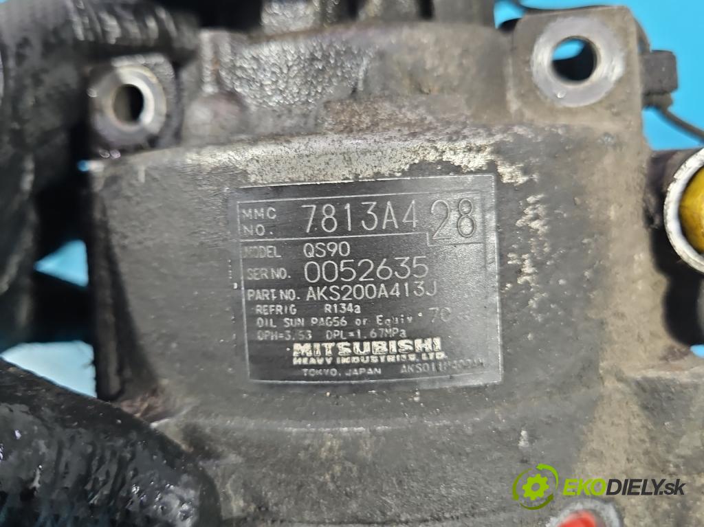 Mitsubishi Outlander II 2006-2013 2.2 DI-D 177 hp manual 130 kW 2268 cm3 5- Kompresor: klíma 7813A428 (Kompresor klimatizace)