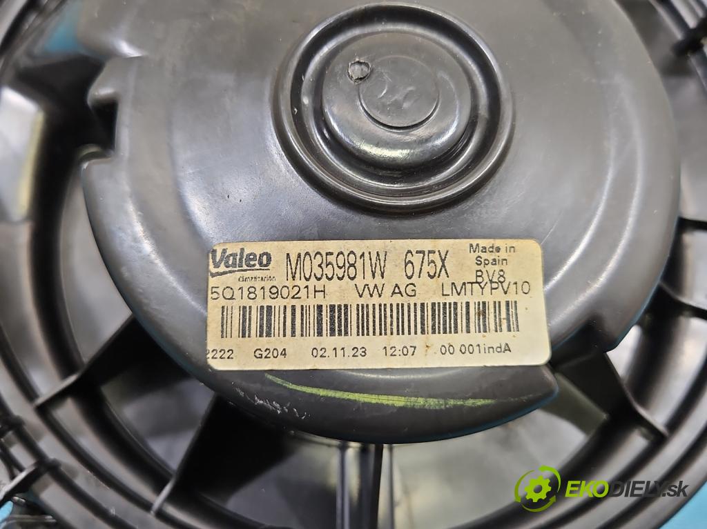 Vw T-Roc 2017-2025 2.0 TFSI 300 hp automatic 221 kW 1984 cm3 5- ventilátor vzduchu 5Q1819021H