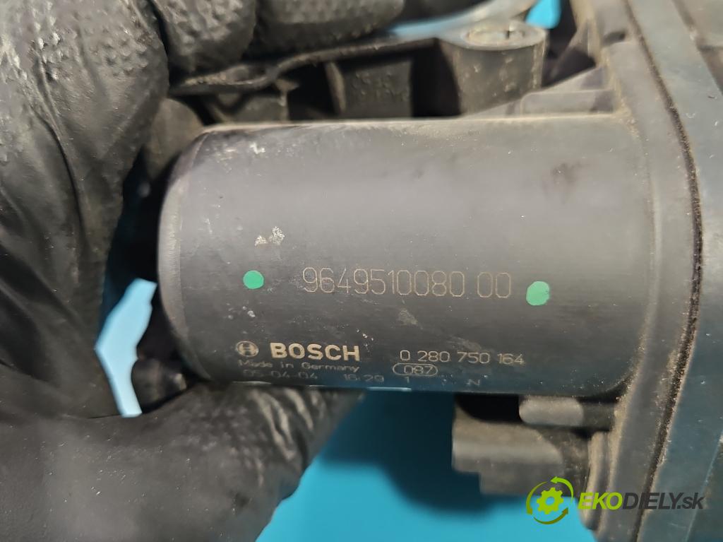 Peugeot 307 1.6 16V 109 hp manual 80 kW 1587 cm3 5- škrticí klapka 0280750164 (Škrticí klapka)
