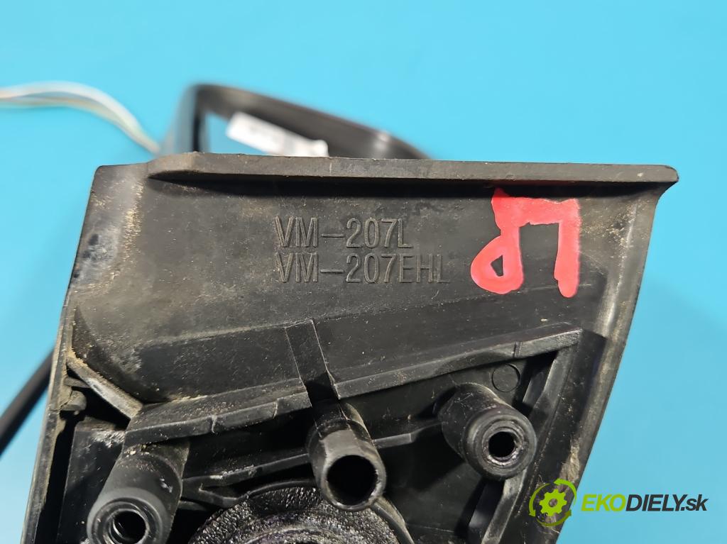 Peugeot 307 1.6 16V 109 HP manual 80 kW 1587 cm3 5- zrkadlo ľavé  (Kľučka dverí ostatné)