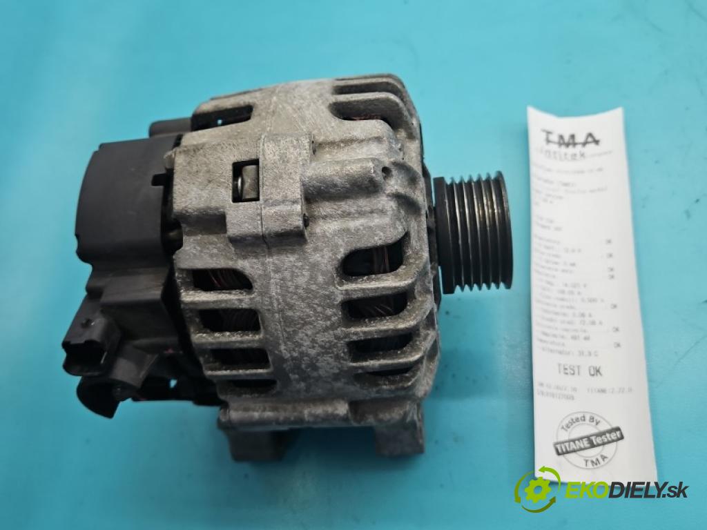 Peugeot 307 1.6 16V 109 HP manual 80 kW 1587 cm3 5- Alternator 9656956280 (Alternátor)