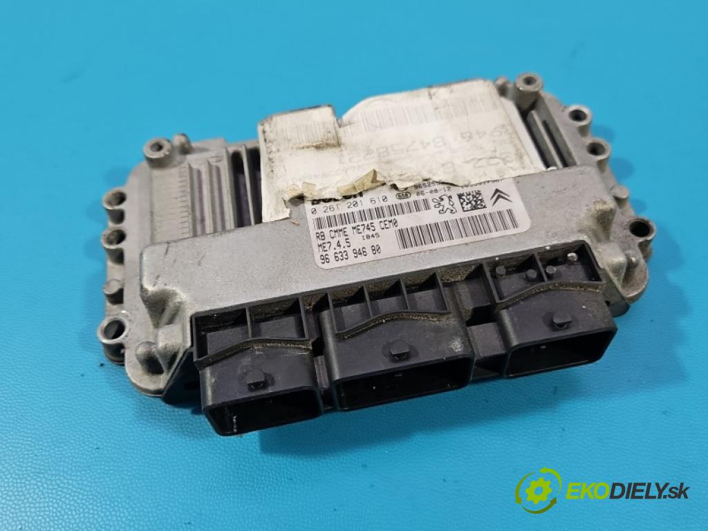 Peugeot 307 1.6 16V 109 HP manual 80 kW 1587 cm3 5- riadiaca jednotka motora 0261201610