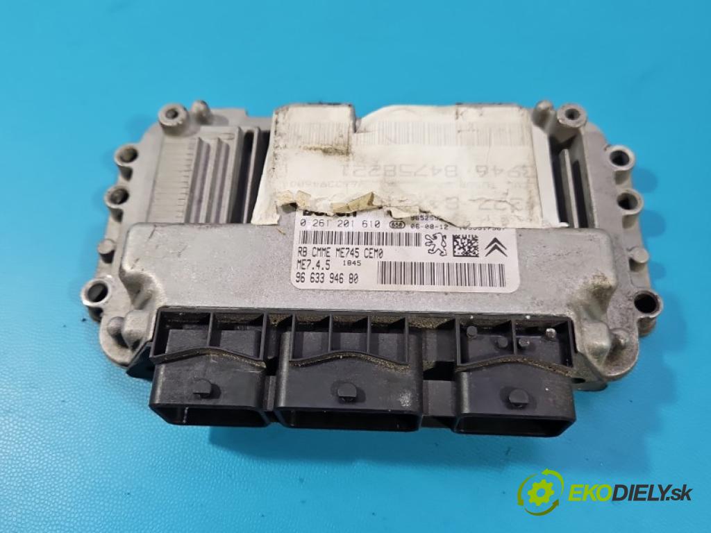 Peugeot 307 1.6 16V 109 HP manual 80 kW 1587 cm3 5- riadiaca jednotka motora 0261201610