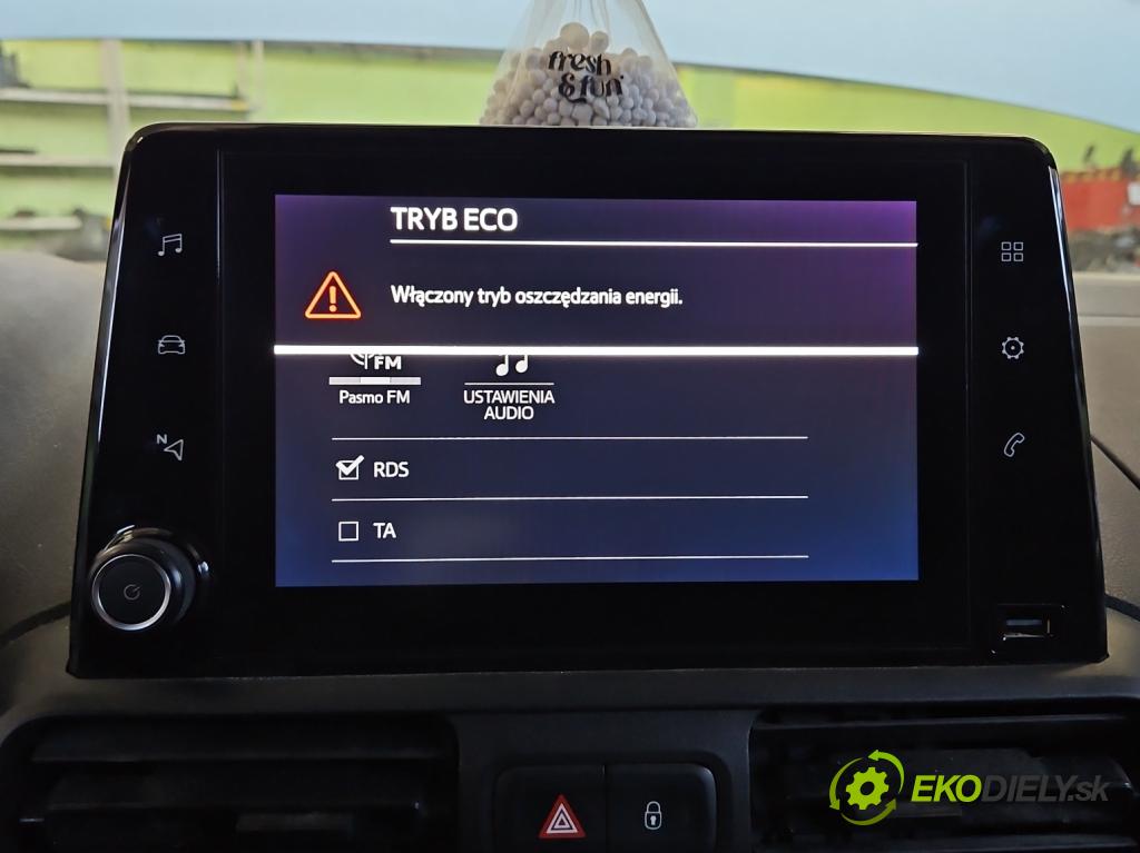 Toyota Proace City 1.5 D4D 131 HP automatic 96 kW 1499 cm3 5- Radio originál 98345773ZD