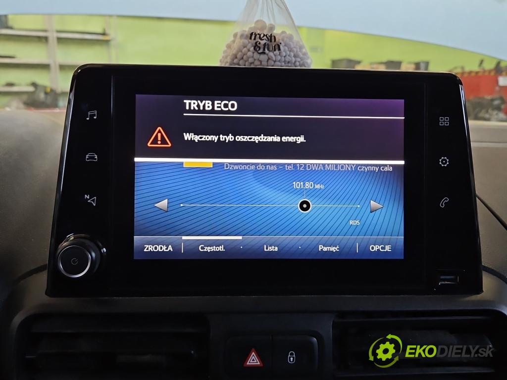 Toyota Proace City 1.5 D4D 131 HP automatic 96 kW 1499 cm3 5- Radio originál 98345773ZD