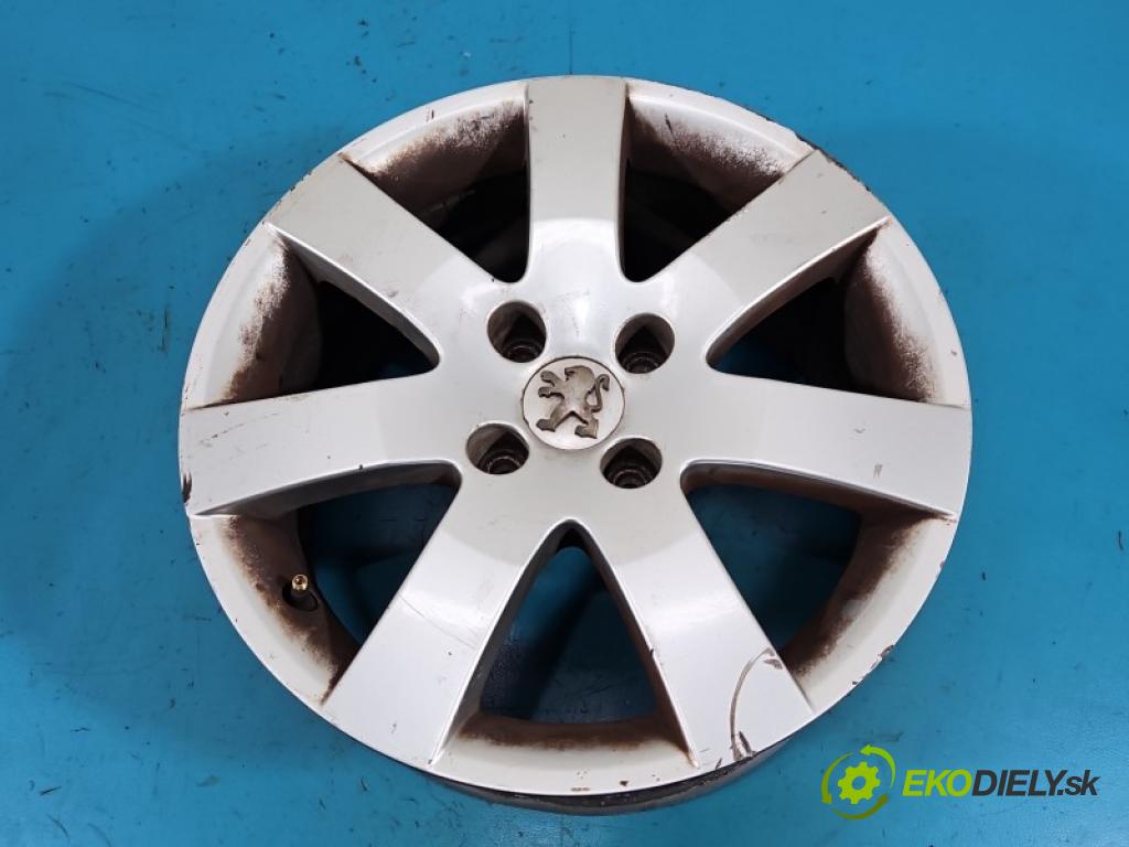 Peugeot 308 I 2007-2013 1.6 16V 120 hp manual 88 kW 1598 cm3 5- Felga hliník 16" komplet