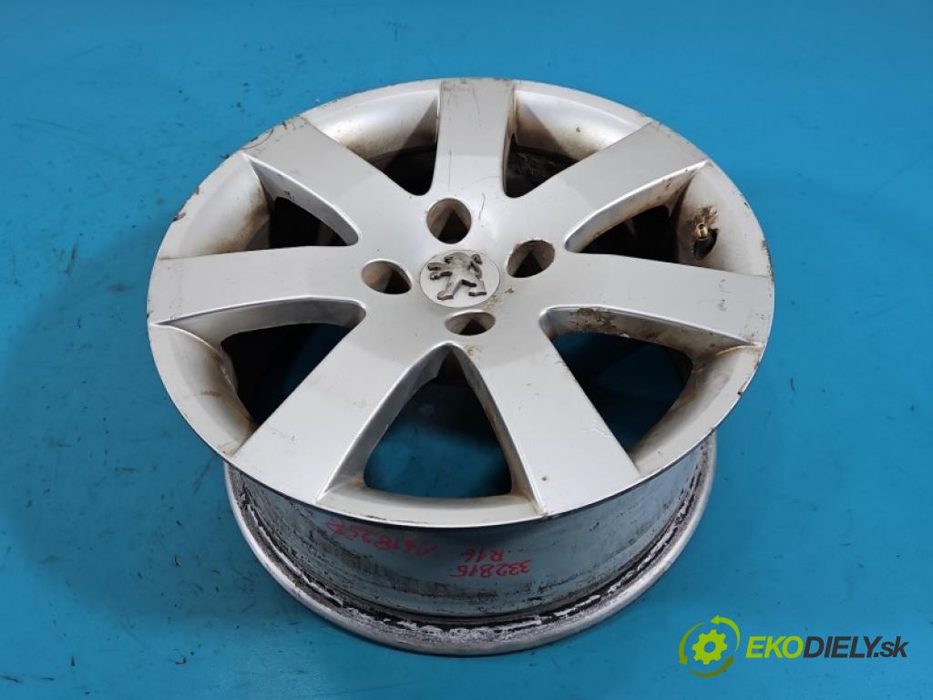 Peugeot 308 I 2007-2013 1.6 16V 120 hp manual 88 kW 1598 cm3 5- Felga hliník 16" komplet