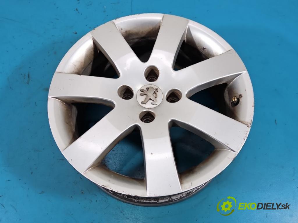 Peugeot 308 I 2007-2013 1.6 16V 120 hp manual 88 kW 1598 cm3 5- Felga hliník 16" komplet