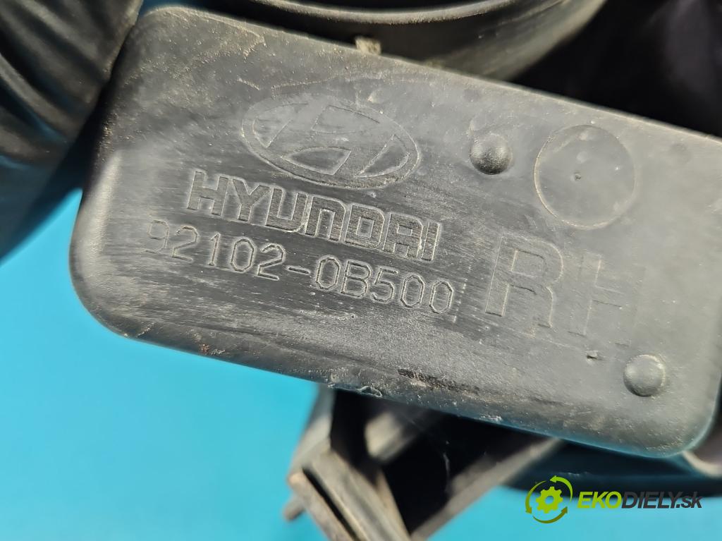 Hyundai Getz 1.1 12V 67KM manual 49 kW 1086 cm3 5- světlo pravý 92102-0B500 (Pravé přední světlo)