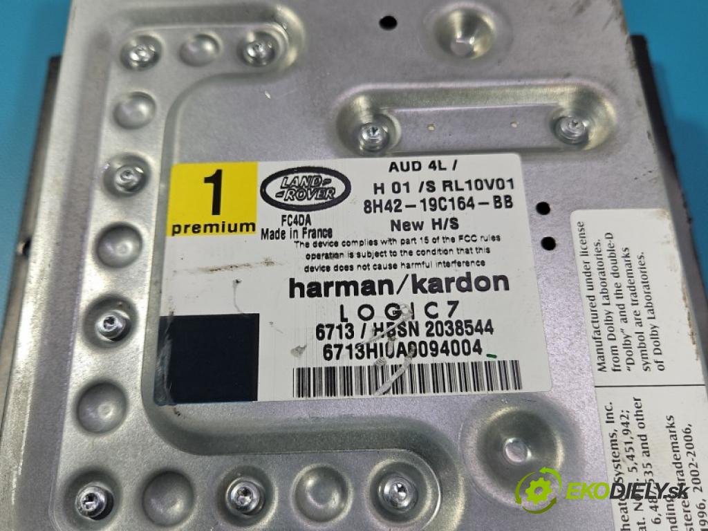 Land rover Range Rover III L322 2001-2012 4.4 V8 313 HP automatic 230 kW 4367 cm3 5- Zesilovač: 8H42-19C164-BB (Zosilňovač)