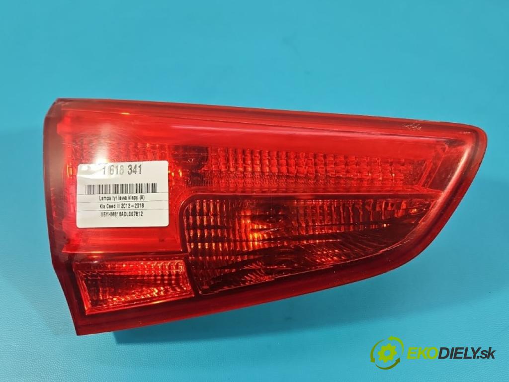 Kia Ceed II 2012-2018 1.6 crdi 128 HP manual 94 kW 1582 cm3 5- svetlo / reflektor zadné ľavé kufrové dvere 92403-A23