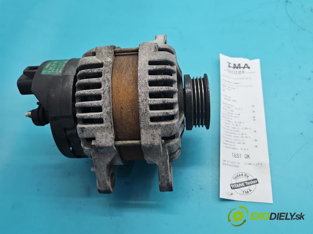 Hyundai Getz 1.1 12V 67KM manual 49 kW 1086 cm3 5- Alternator 37300-02570 (Alternátor)