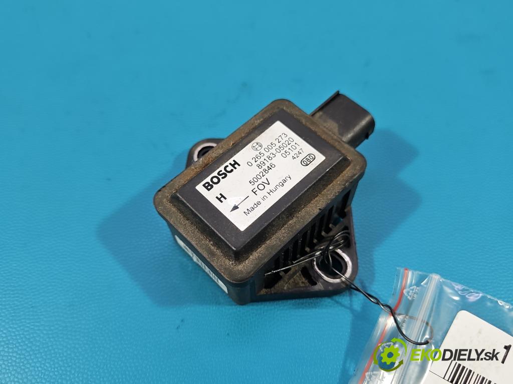 Toyota Avensis II T25 2003-2008 1.8 vvti 129 hp manual 95 kW 1794 cm3 5- snímač ESP 0265005273