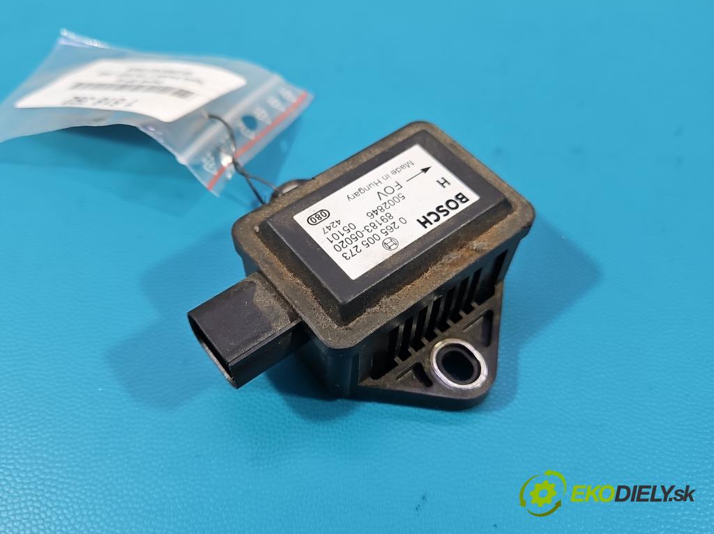 Toyota Avensis II T25 2003-2008 1.8 vvti 129 hp manual 95 kW 1794 cm3 5- snímač ESP 0265005273