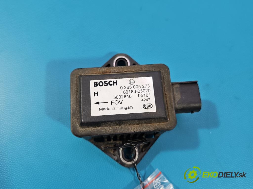 Toyota Avensis II T25 2003-2008 1.8 vvti 129 hp manual 95 kW 1794 cm3 5- snímač ESP 0265005273