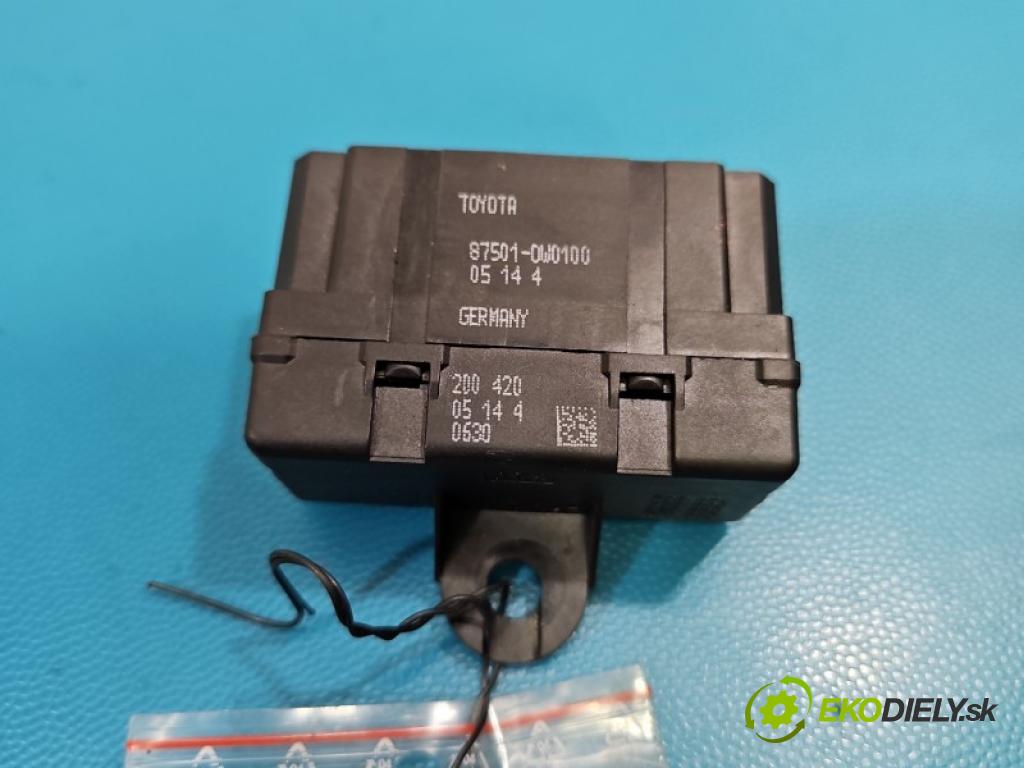 Toyota Avensis II T25 2003-2008 1.8 vvti 129 hp manual 95 kW 1794 cm3 5- relé 87501-0W0100