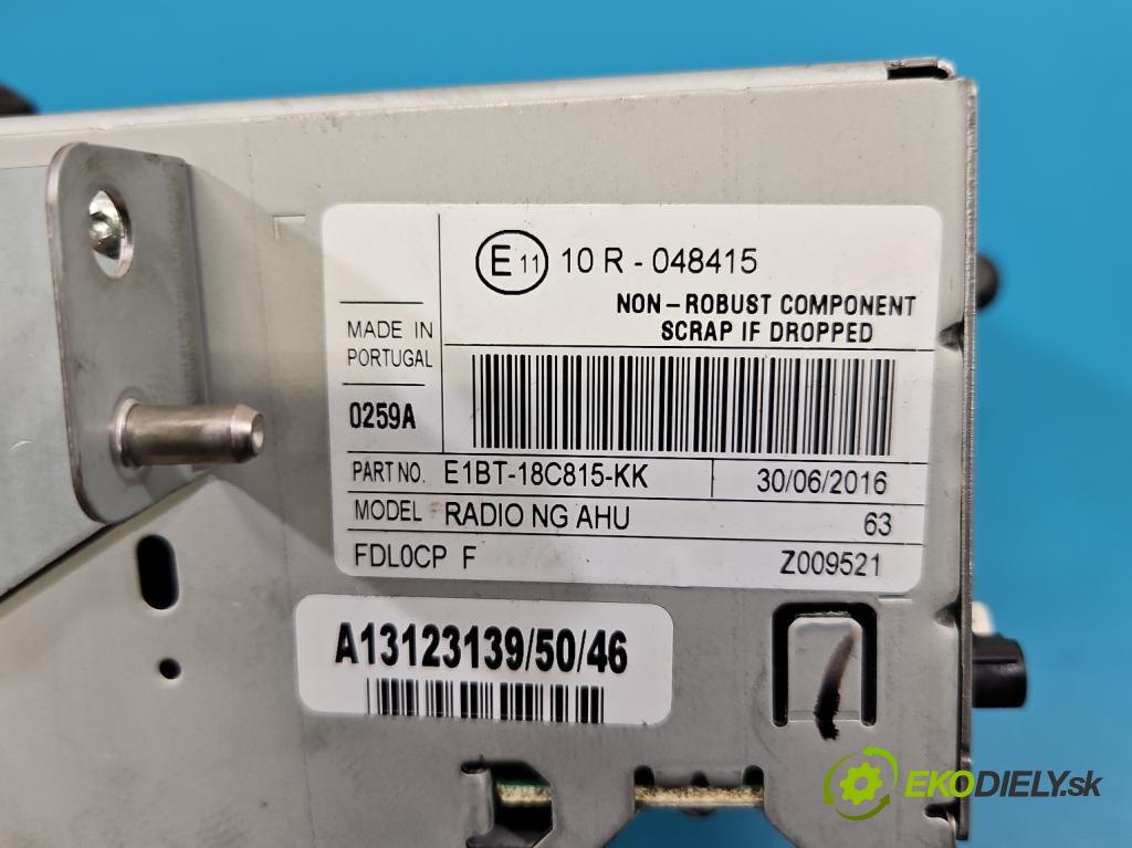 Ford C-Max II 2010-2019 2.0 tdci 150 HP manual 110 kW 1997 cm3 5- Radio originál E1BT-18C815-KK
