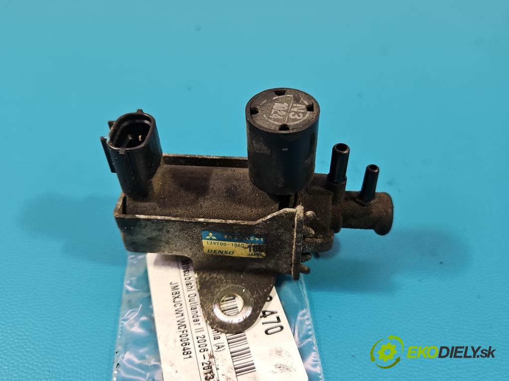 Mitsubishi Outlander II 2006-2013 2.2 DI-D 4N14 177 HP manual 130 kW 2268 cm3 5- ventil podtlaku 139700-1060 (Ventil)