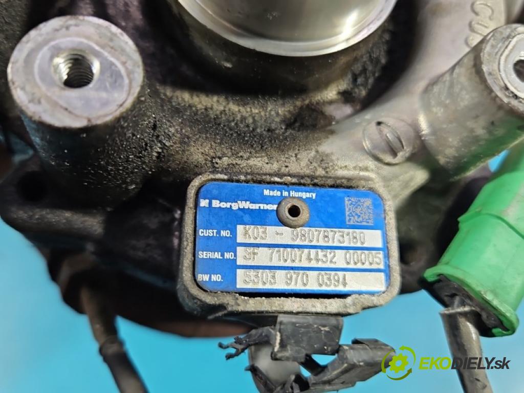 Ford C-Max II 2010-2019 2.0 tdci 150 HP manual 110 kW 1997 cm3 5- turbodúchadlo, turbo 53039700394 (Turbodúchadlo (kompletné))