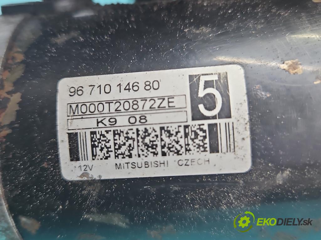 Peugeot 3008 I 2009-2016 2.0 hdi 150 hp manual 110 kW 1997 cm3 5- startér: 9671014680 (Startér)