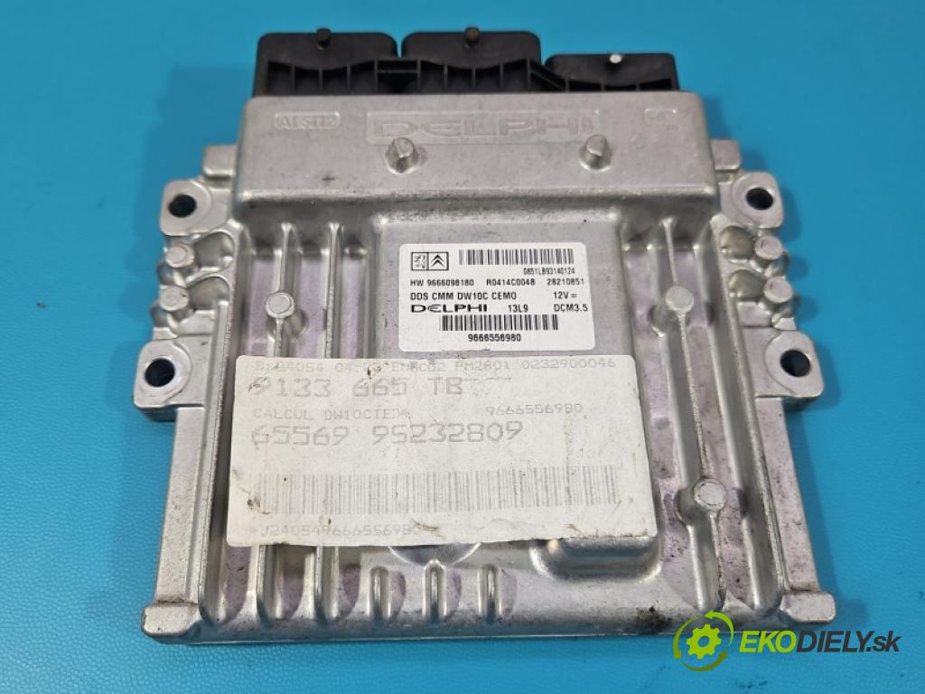 Peugeot 3008 I 2009-2016 2.0 hdi 150 HP manual 110 kW 1997 cm3 5- riadiaca jednotka motora 9666098180