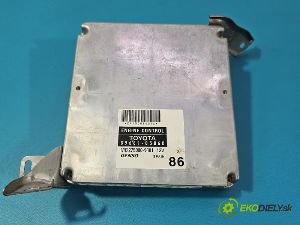 Toyota Avensis II T25 2003-2008 1.8 vvti 129 HP manual 95 kW 1794 cm3 5- riadiaca jednotka motora 89661-05860