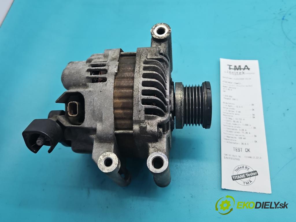 Peugeot 308 I 2007-2013 1.6 16V 120 hp manual 88 kW 1598 cm3 5- Alternator 757695680 (Alternátor)
