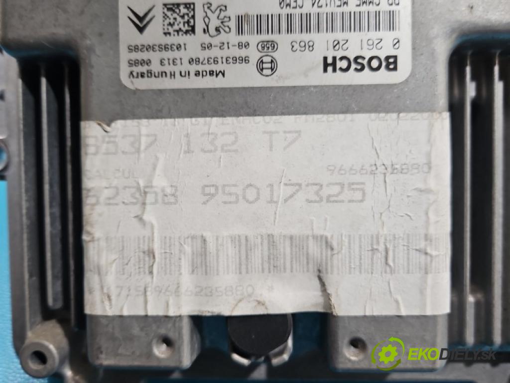 Peugeot 308 I 2007-2013 1.6 16V 120 HP manual 88 kW 1598 cm3 5- riadiaca jednotka motora 0261201863