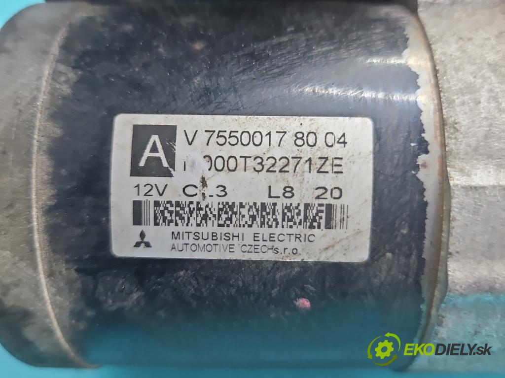 Peugeot 308 I 2007-2013 1.6 16V 120 hp manual 88 kW 1598 cm3 5- startér: M000T32271ZE (Startér)