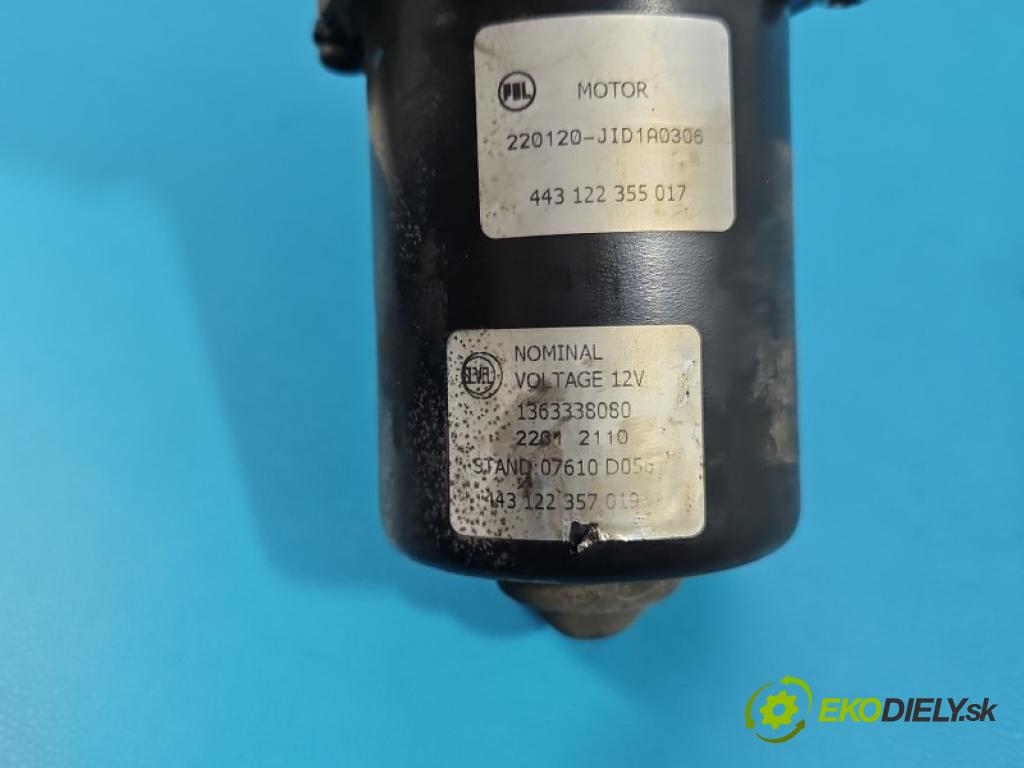 Opel Movano IV 2021- 2.2 cdti 165 hp manual 121 kW 2179 cm3 5- motor stěračů přední 1363338080