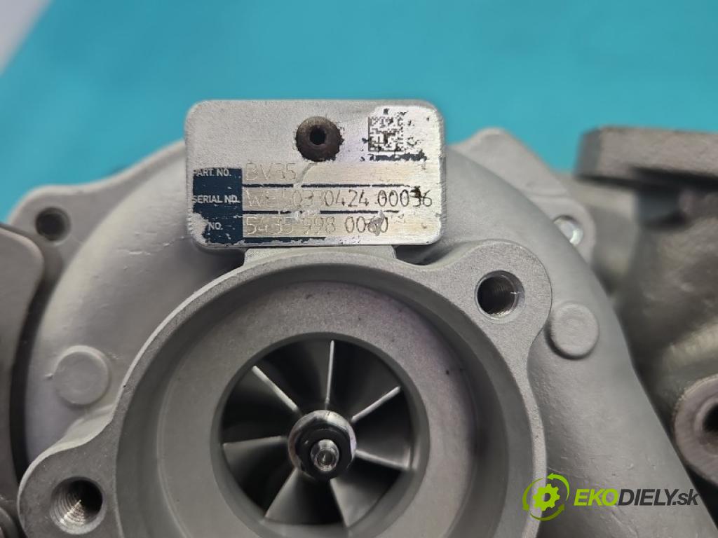 Bmw 5 F10 2010-2017 2.0d 218 hp automatic 160 kW 1995 cm3 5- Turbodmychadlo repasováno 54359700060