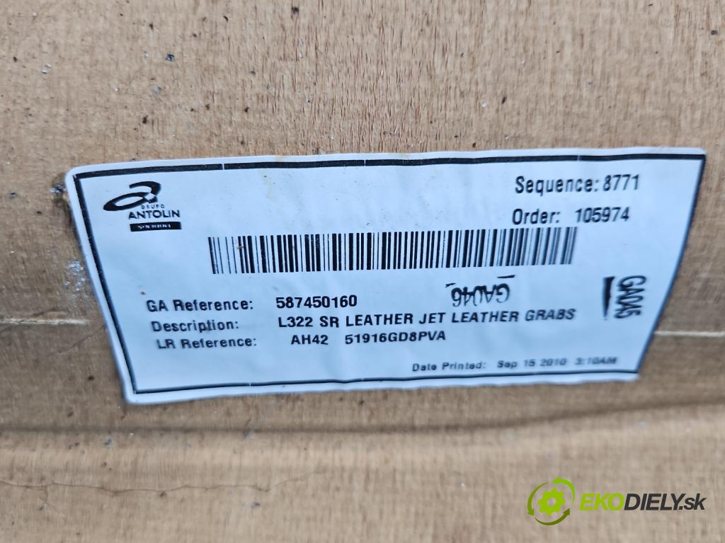 Land rover Range Rover III L322 2001-2012 / čierna: / strešné okno: