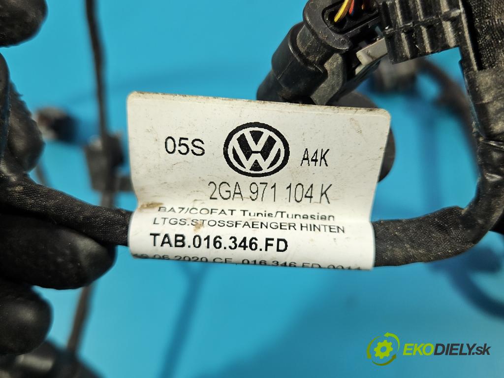 Vw T-Roc 2017-2025 2.0 TFSI 300 hp automatic 221 kW 1984 cm3 5- snímač parkování 2GA971104K
