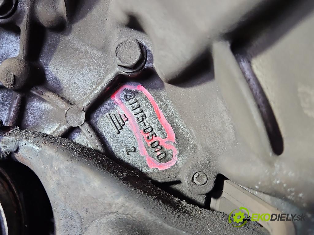 Toyota Avensis II T25 2003-2008 1.8 vvti 129 hp manual 95 kW 1794 cm3 5- převodovka stupňová manual 31115-05010