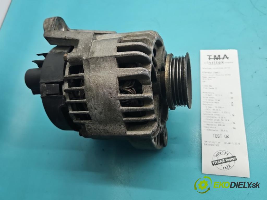 Fiat Panda II 2003-2012 1.1 8V 54 hp manual 40 kW 1108 cm3 5- Alternator  (Alternátor)