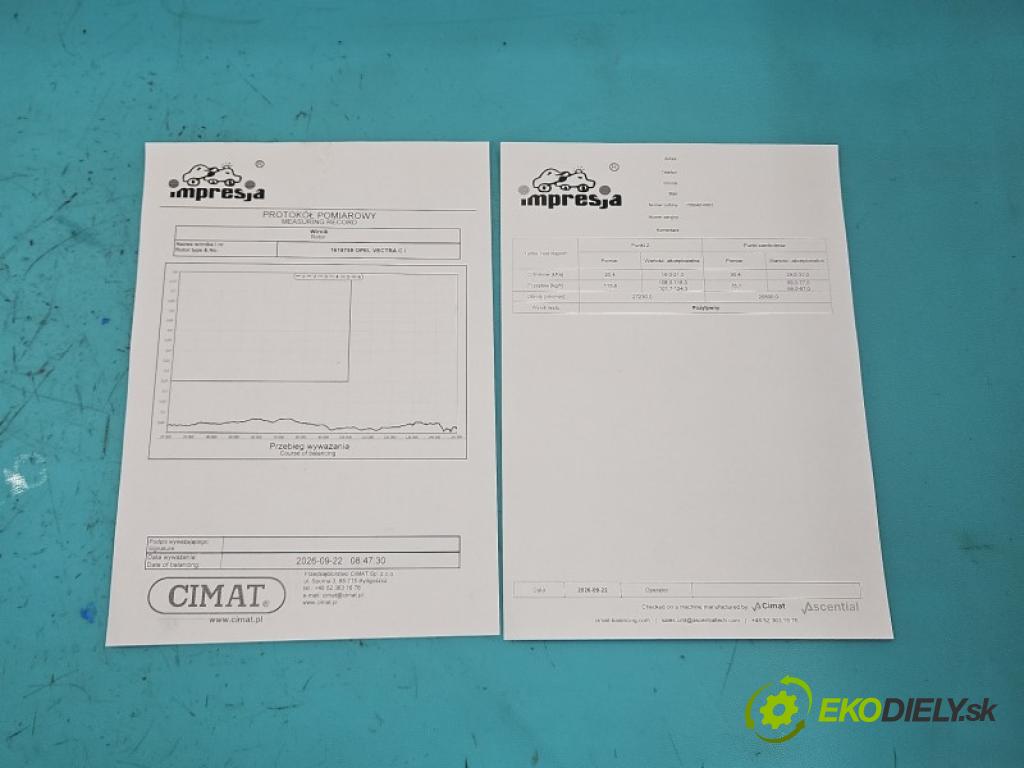 Opel Vectra C 2002-2008 1.9 cdti 120 hp manual 88 kW 1910 cm3 5- Turbodmychadlo repasováno 755042-1
