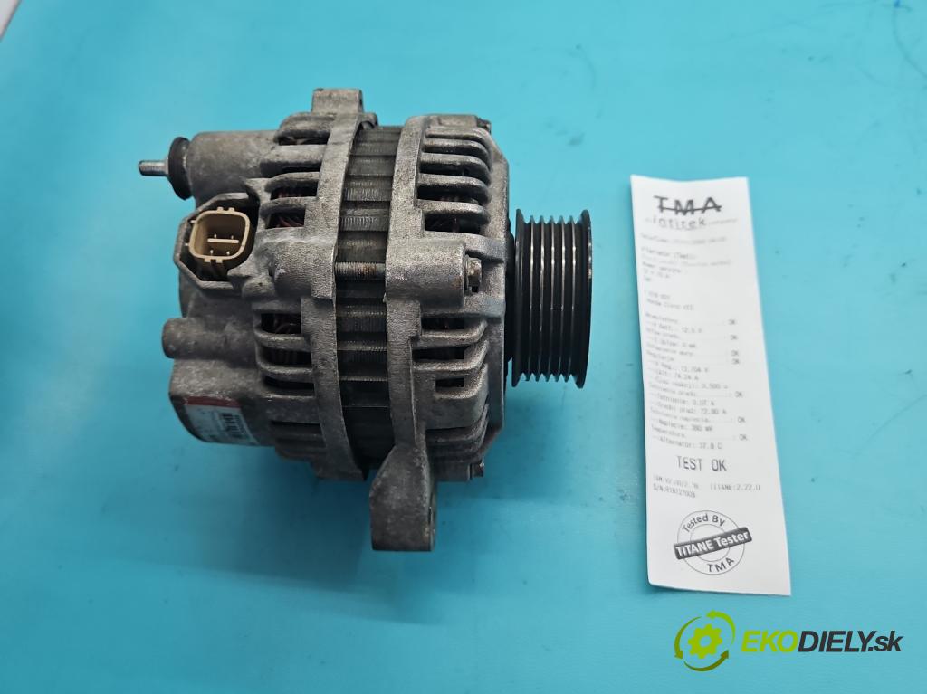 Honda Civic VII 2000-2006 1.6 16V 110 hp manual 81 kW 1590 cm3 5- Alternator  (Alternátor)