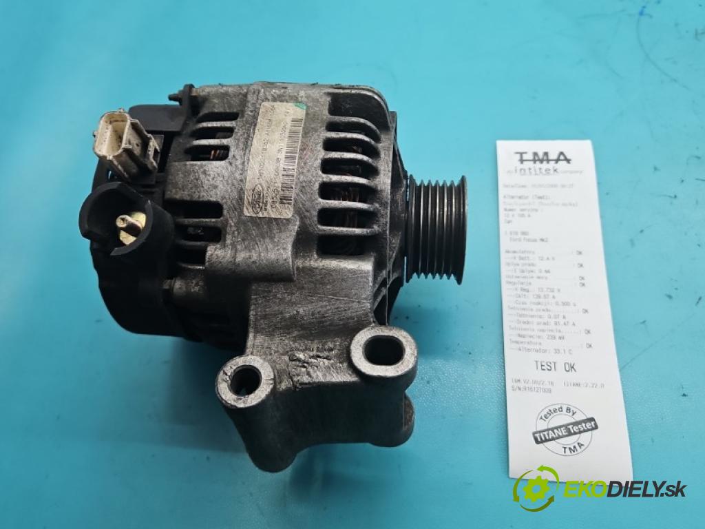 Ford Focus Mk2 2004-2011 1.6 16V 101 HP manual 74 kW 1596 cm3 5- Alternator 3N1110300AC (Alternátor)