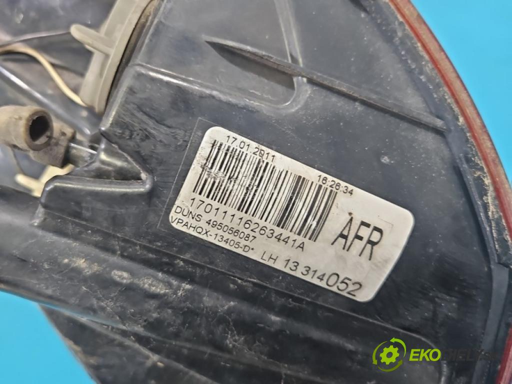 Opel Astra IV 2009-2015 2.0 cdti 160 hp manual 118 kW 1956 cm3 5- světlo zadní levé blatník: 13314052