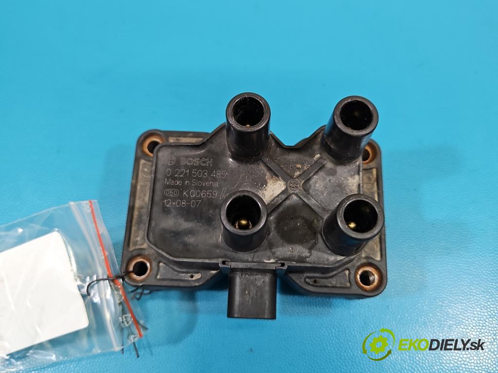 Ford Focus Mk2 2004-2011 1.6 16V 101 hp manual 74 kW 1596 cm3 5- cívka zapalovací 0221503485 (Zážehová cívka)