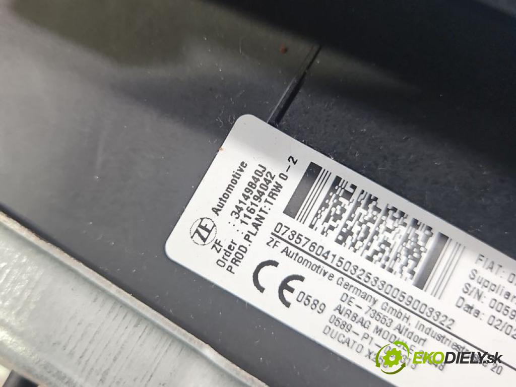 Opel Movano IV 2021- 2.2 cdti 165 HP manual 121 kW 2179 cm3 5- airbag vzduch: spolujezdce: 34193246A (Airbag)