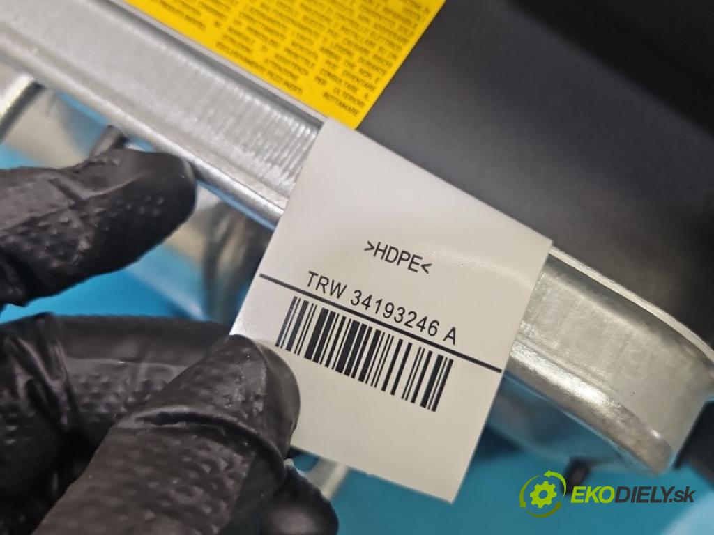 Opel Movano IV 2021- 2.2 cdti 165 HP manual 121 kW 2179 cm3 5- airbag vzduch: spolujezdce: 34193246A (Airbag)