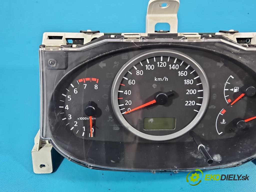 Nissan Almera tino 1.8 16V 116 HP manual 85 kW 1769 cm3 5- prístrojovka/ budíky 5717274 (Prístrojová doska)