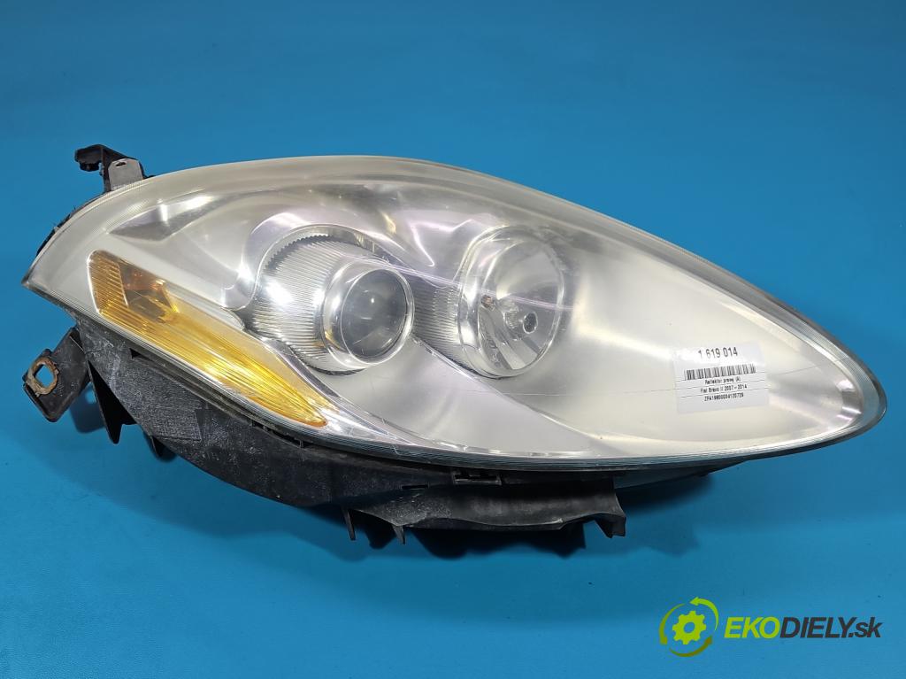Fiat Bravo II 2007-2014 1.6 jtd 198A2000 5890128 120 HP manual 88 kW 1598 cm3 5- Reflektor: pravý 00517575340 (Svetlo predné pravé)