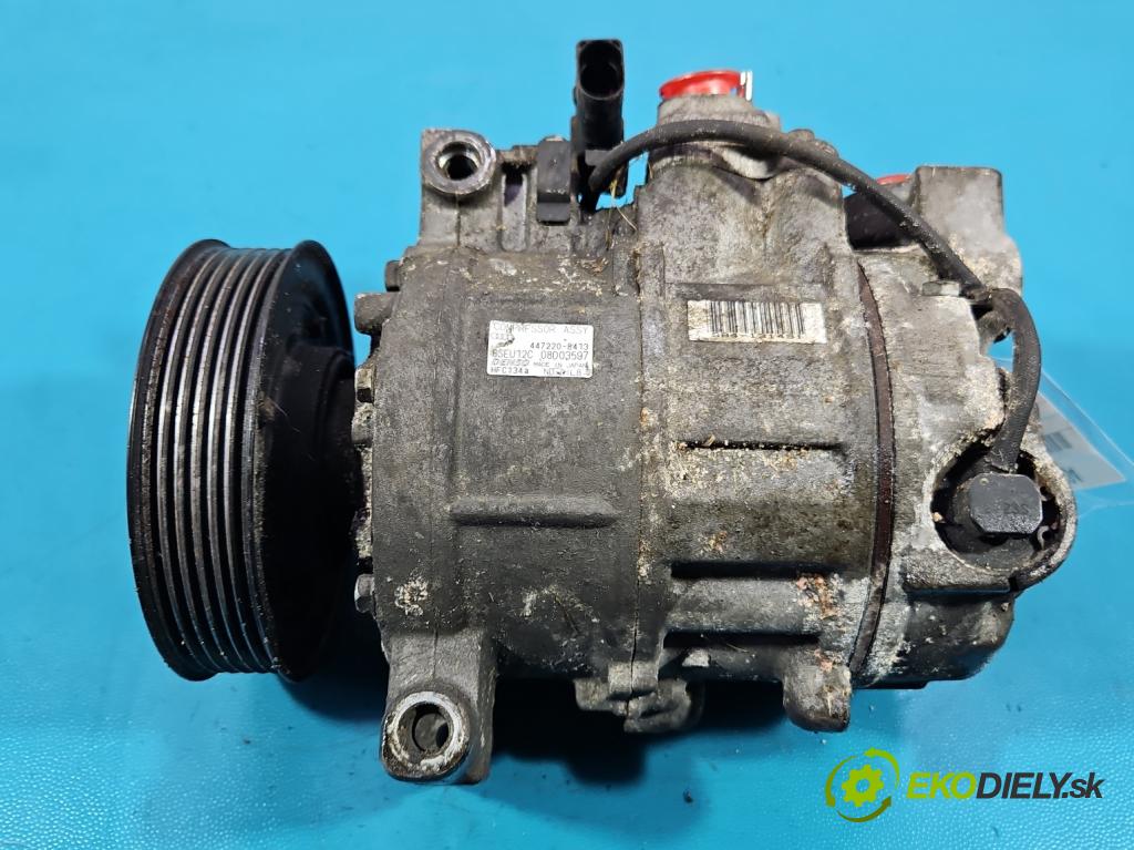 Audi A4 B6 2000-2004 2.0 FSI 150 hp manual 110 kW 1984 cm3 5- Kompresor: klíma 447220-8413 (Kompresor klimatizace)