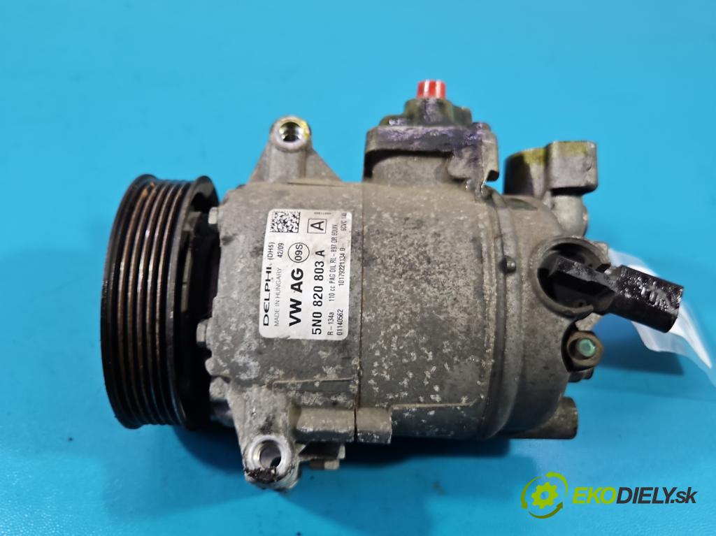 Seat Altea 1.6 8V 102 hp manual 75 kW 1595 cm3 5- Kompresor: klíma 5N0820803A (Kompresor klimatizace)